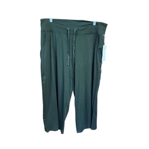 Balance Collection Womans Crop Capris Sz XL Green NWT - Picture 1 of 9